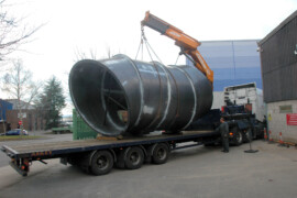 3000 dia Exhaust Ducting fabrication for biomass power plant